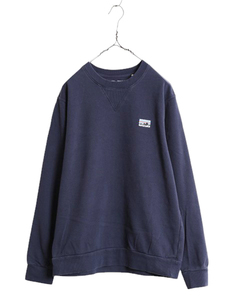 22年製 パタゴニア 前V スウェット メンズ M Patagonia 白タグ アウトドア トレーナー オーガニック コットン 長袖 Tシャツ ロンT 薄手 紺