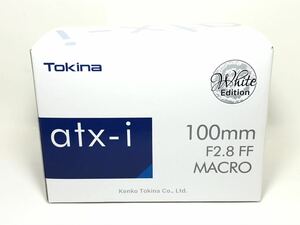 #010【新品未使用・保証有 プロテクター付】Tokina トキナー atx-i 100mm F2.8 FF MACRO White Edition Nikon Fマウント