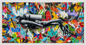 新品未展示 真作 Martin Whatson - SCUBA DIVER MAIN EDITION シルクスクリーン ED250 DOLK BANKSY KYNE ロッカクアヤコ 友沢こたお LY