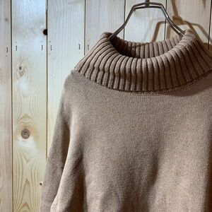 【KY111】GAP ハイネックニット ベージュ レディース M 60