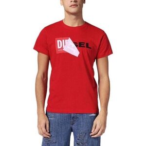 DIESEL Tシャツ T DIEGO QA T-SHIRT レッド　L ディーゼル