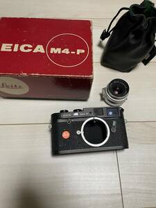 送料無料,売り切り(C)LEICA M4-P ブラック LEICA CANADA SUMMICRON 35mm F2 ライカ　カメラ　レンズ　まとめ ジャンク