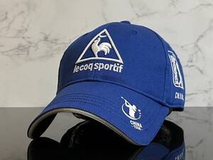 【未使用品】918KC★ルコック スポルティフ le coq sportif チャイナPGAツアーCHINA PGA TOUR キャップ 帽子CAP 渋野日向子《FREEサイズ》