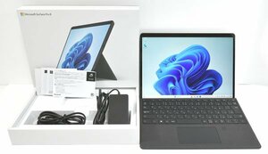 ★元箱、キーボード付！Microsoft マイクロソフト Surface Pro 8 8PV-00026 Win11 Core i7 1185G7 16GB 256GB タブレットPC 美品！★