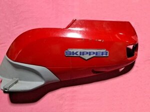 ジャンク扱い品！ ピアジオ ベスパ SKIPPER 左ボディーカバー 赤系