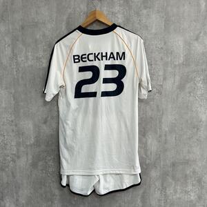 soccer shirtsデイビッド ベッカム　Tシャツ　パンツ　上下セット　S