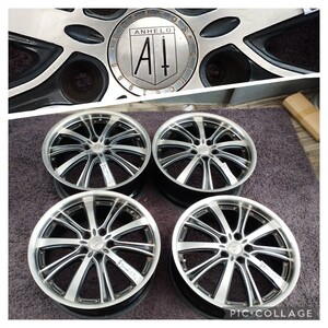 ANHELO アネーロ　19インチ 7.5J+42 114.3 5穴ホイール のみ4本SETヤリスクロス C-HR エスティマ CX-5 CX-8 マツダ6 セレナ プリウスα 