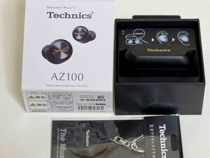 ワイヤレスステレオインサイドホン EAH-AZ100-K ブラック　Technicsキーホルダー付き