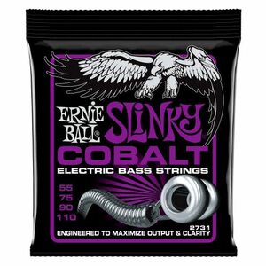 【中古】 ERNIE BALL 2731 ベース弦 55-110 COBALT POWER SLINKY BASS コバ