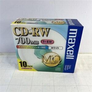 maxell CD-RW 700MB 10枚　未使用