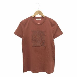 Max Mara / マックスマーラ | PARK ピュア コットン ジャージー 刺しゅう Tシャツ | S | ローズ系 | レディース