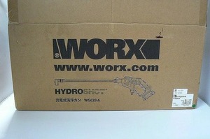 【未使用】 ワークス WORX 【未使用】 充電式 ハンディ 洗浄 ガン Hydroshot 高圧 WG629.6