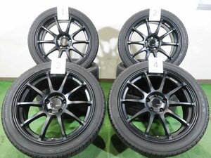 4本 SSR GTV02 18インチ ホイール 8J +45 5H PCD 112 ラジアル ヨコハマ エコス ES300 245/40R18 アウディ A4 TT ベンツ Eクラス Cクラス