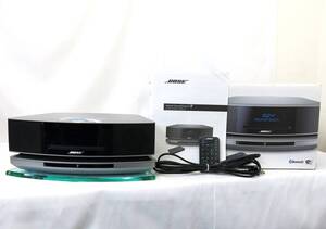 BOSE　ボーズ　【Wave SoundTouch music system Ⅳ】　中古美品　ソフトウェア更新済　専用台座・説明書・リモコン・外箱あり　