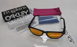 ★未使用★オークリー★OAKLEY★FROGSKINS(A)★フロッグスキン★924563★正規品★PRIZM RUBY【プリズム】★アジアンフィット★ 