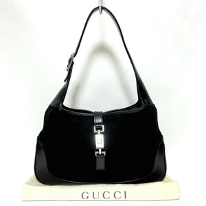 GUCCI グッチ ジャッキー ワンショルダー バッグ スエード レザー HB04101