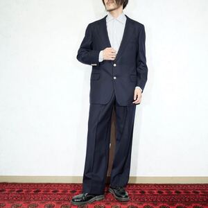 Burberrys GOLD BUTTON DESIGN NAVY COLOR BRAZER SET UP SUIT/バーバリーズ金ボタンデザイン紺ブレセットアップスーツ