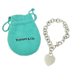 TIFFANY&Co. ティファニー シルバー ハートタグ ブレスレット 35.3g 925刻印 353054 ブレスレット