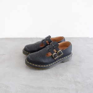 【美品/定価2.5万】ドクターマーチン Dr. Martens *MARY JANE 37/23.5*ブラック黒レザー皮革シューズ靴(sh88-2404-66)【82D42】