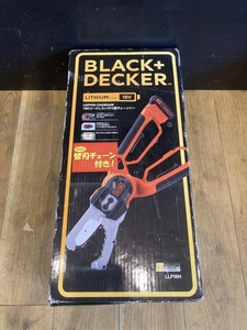 019■1円出品■BLACK&DECKER コードレスハサミ型チェーンソー LLP18N バッテリ・充電器等付属