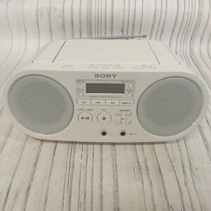 f002 A2 ソニー SONY ZS-S40 ホワイト CDプレーヤー AM/FM ラジオ パーソナルオーディオ 2016年製 通電確認済み