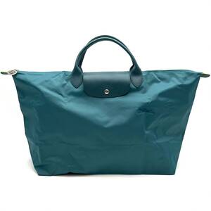 【未使用品】LONGCHAMP　ロンシャン ル プリアージュ　ブルー　青　ORAGE　トートバッグ　ハンドバッグ