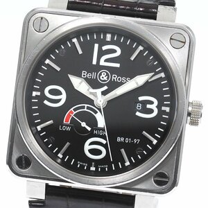 ベル＆ロス Bell＆Ross BR01-97 リザーブ ド マルシェ デイト 自動巻き メンズ _762725【ev20】