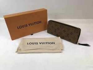 ☆【LOUIS VUITTON】ルイヴィトン ポルトフォイユ・クレマンス M82336　ラウンドファスナー　美品　　♯215500-44