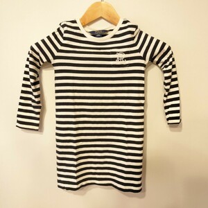 美品POLO Ralph LaurenキッズTシャツワンピ ラルフSサイズ（115相当）