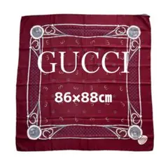 OLD GUCCIグッチ　ヴィンテージ　スカーフ　馬具　GGロゴ