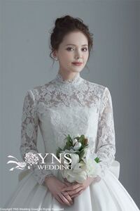 ウェディングドレス SL22918-PO77　YNS　WEDDING 【早期発送対象】