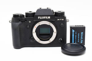 【美品】 ショット数【32回】 FUJIFILM 富士フイルム フジフィルム X-T2 ボディ ブラック ミラ－レス一眼カメラ 動作確認済み #2233