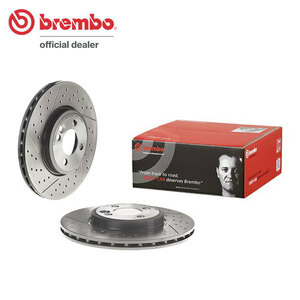 brembo ブレンボ ブレーキローター フロント用 ミニ (R56) SV16 H22.4～H22.9 クーパーS JCWスポーツブレーキ(1POT)(ドリルド&スリット)