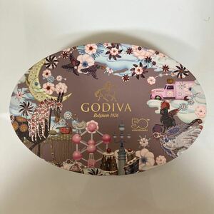 GODIVA 空箱楕円形50周年アニバーサリー