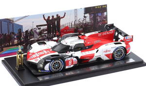 スパーク 1/43 トヨタ GR010 ハイブリッド #8 優勝 2022 ル・マン 24 時間レース トロフィー付 ガズー・レーシング TBMTY-LEMAN-22