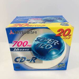 【CD-R】未開封 三菱化学 SR80GC10 16倍速対応 SUPER AZO　スーパーアゾ　データ用 700MB 1パック20枚入り