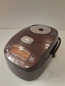 【LA-2635 う】 NP-BI10KS ZOJIRUSHI 象印 圧力 IH 炊飯器 ジャー 動作品 2022年製 清掃済み