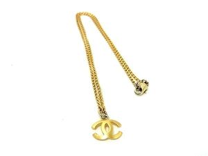 1円 ■美品■ CHANEL シャネル ココマーク 02P ネックレス ペンダント アクセサリー レディース メンズ ゴールド系 FK2313