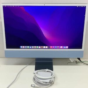 限定値下げ iMac 24インチ M1 2021 8GB 256GB A2438 新品同様 中古[27681490]