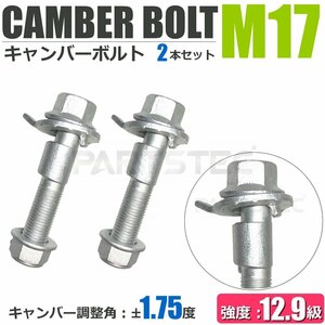 トヨタ カローラスポーツ NRE210H ZWE211H キャンバーボルト 17mm 2本 フロント キャンバー調整 ±1.75度 M17 強度12.9 /20-173x2