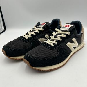 KA286 New Balance ニューバランス U220 メンズ ローカットスニーカー US8.5 26.5cm ブラック ホワイト