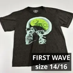 クリアスカル　Tシャツ　ゲーム　古着女子　FIRST WAVE 14/16