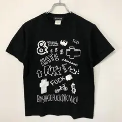 BEAMS T ストリート ロック カルチャー 古着 英字イラストTシャツ