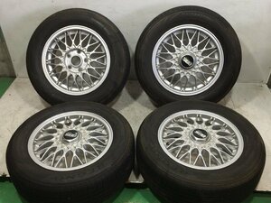 7分山 ブリヂストン レグノGR-XII 195/65R15 91H 2020年 トヨタ純正BBS RG084 15x6J +50 5H 114.3 ハブ径60ｍｍ 4本 ノーマルタイヤ