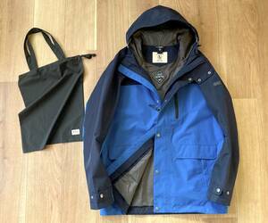 5.2万★ AIGLE / 防水耐久性・透湿・防風 GORE-TEX DALAVEN / DARK NAVY / L サイズ / エーグル ゴアテックス ダラベン ジャケット