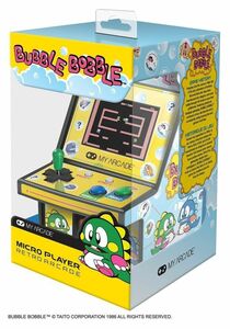 送料無料 MY ARCADE Bubble Bobble バブルボブル ポータブル レトロ アーケード ミニ プレイヤー