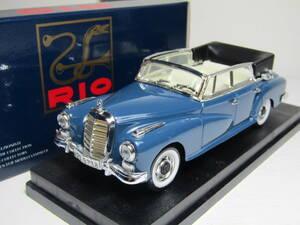 Mercedes Benz 1/43 メルセデスベンツ 300d アデナウアー Adenauer ホワイトリボン 1958 Daimler-Benz Made in Italy 50s RIO カブリオレ