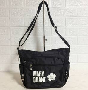 no30271 MARY QUANT マリークワント ナイロン 斜め掛けショルダー バッグ ポシェット