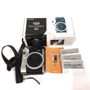 1円 FUJIFILM instax mini 90 NEO CLASSIC チェキ インスタントカメラ 動作確認済み