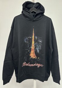 BALENCIAGA バレンシアガ スウェット フーディー メンズ ブラック Size M